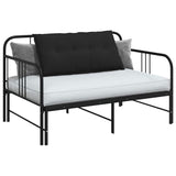 Vidaxl rugkussen zwart 100 x 50 cm microvezel stof