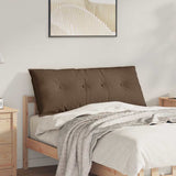 Vidaxl rugkussen bruin 120 x 19 x 50 cm stof