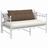 Vidaxl rugkussen bruin 120 x 19 x 50 cm stof
