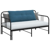 Vidaxl rugkussen blauw 120 x 50 cm cordstof