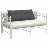 Vidaxl rugkussen donkergrijs 120 x 50 cm cordstof