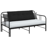 Vidaxl rugkussen zwart 140 x 19 x 50 cm stof