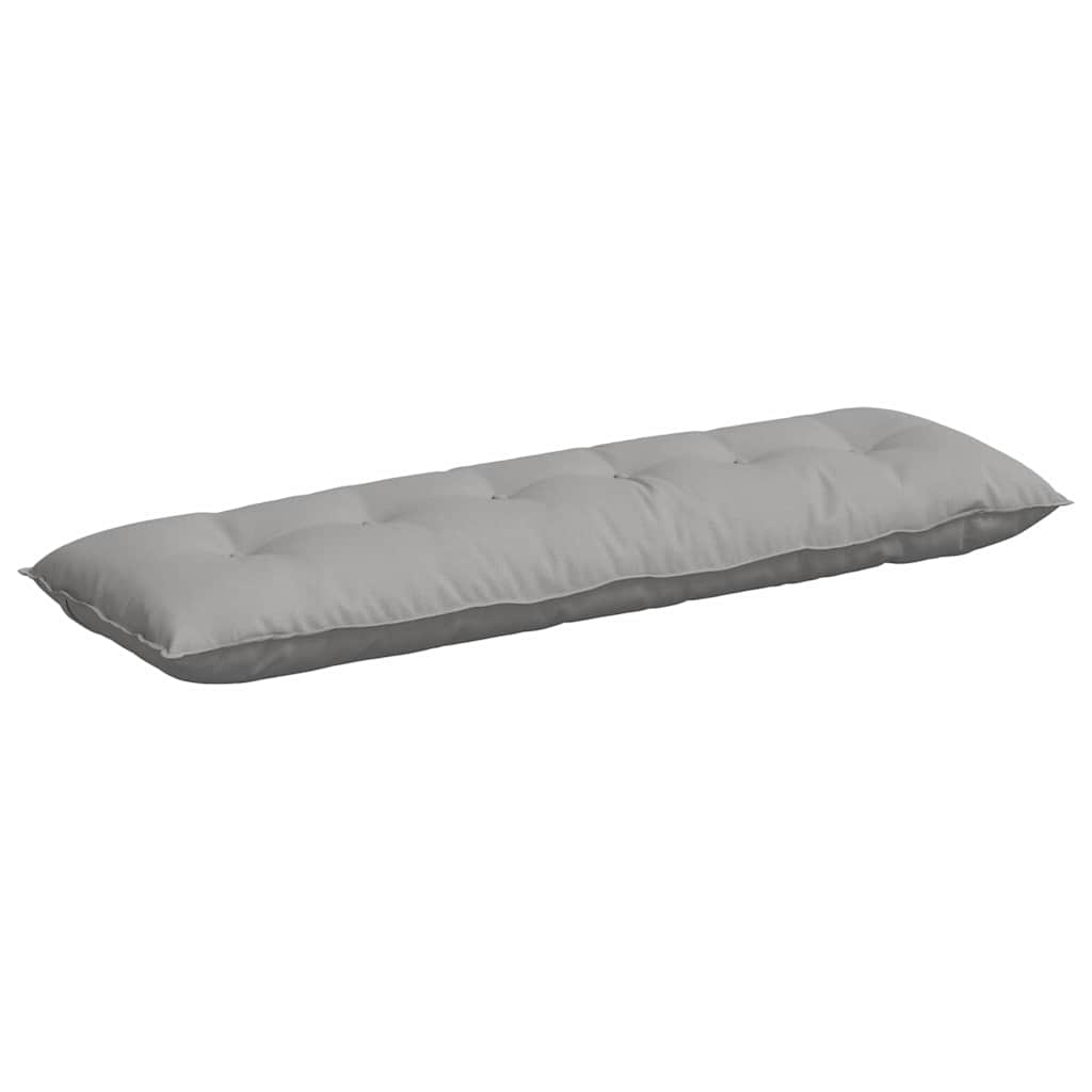 Vidaxl rugkussen wolkengrijs 160 x 19 x 50 cm stof