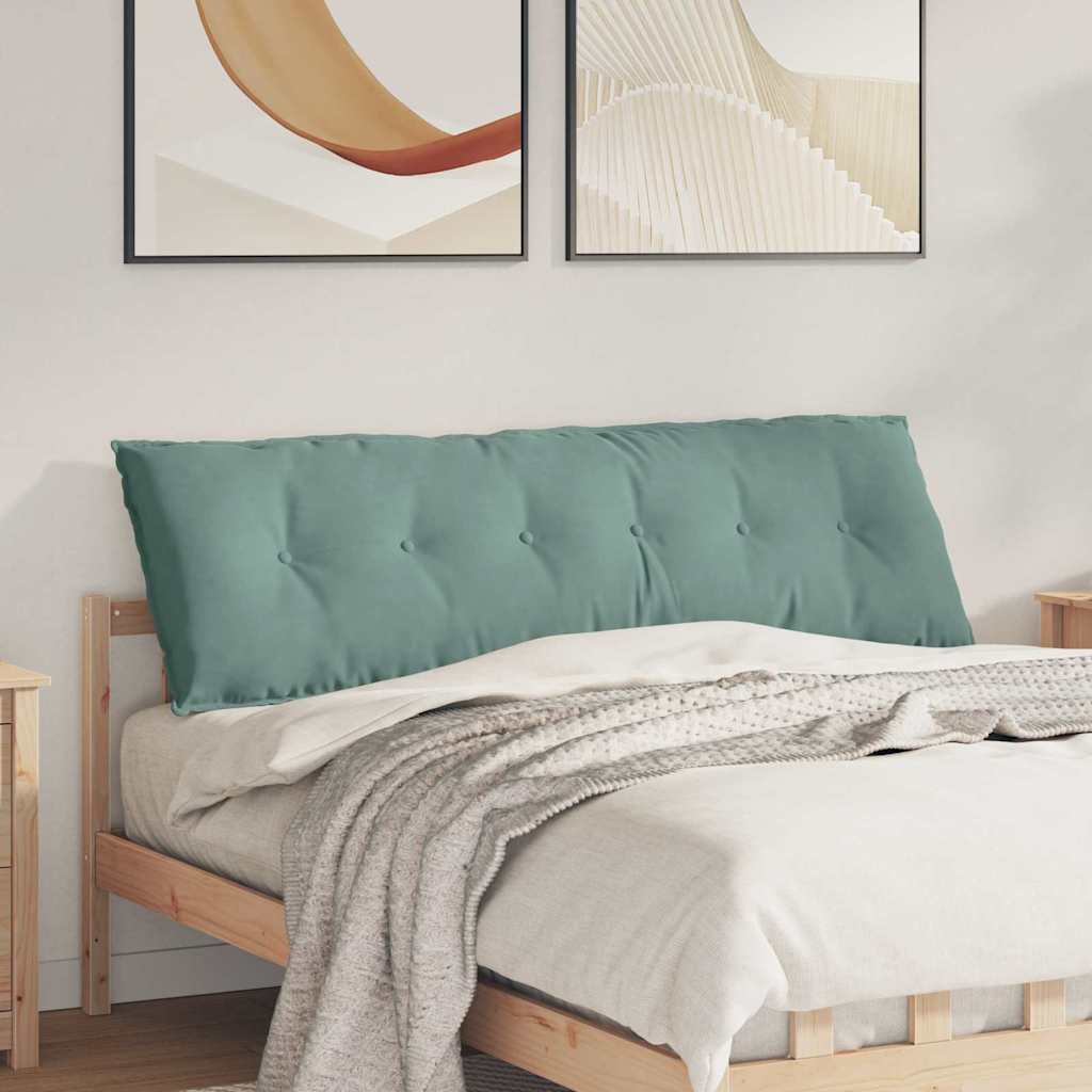 Vidaxl rugkussen zeegroen 160 x 50 cm cordstof