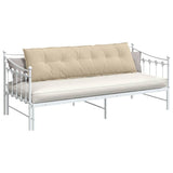Vidaxl rugkussen crème 180 x 50 cm microvezel stof
