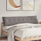 Vidaxl rugkussen taupe 200 x 19 x 50 cm stof