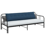 Vidaxl rugkussen blauw 200 x 19 x 50 cm stof