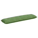 Vidaxl rugkussen lichtgroen 200 x 50 cm cordstof