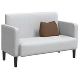 Vidaxl rugkussen bruin 45 x 20 x 35 cm stof