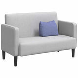 Vidaxl rugkussen jeans blauw 45 x 20 x 35 cm stof