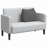 Vidaxl rugkussen donkergrijs 60 x 20 x 50 cm stof