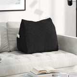 Vidaxl rugkussen zwart 60 x 20 x 50 cm stof