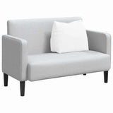 Vidaxl rugkussen wit 60 x 20 x 50 cm stof