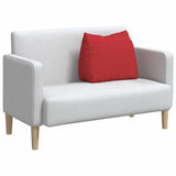 Vidaxl rugkussen rood 60 x 20 x 50 cm stof