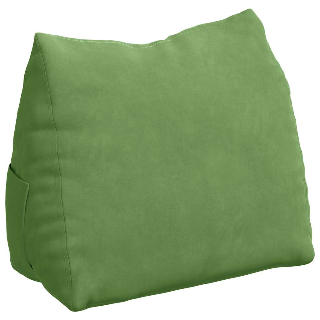 Vidaxl rugkussen lichtgroen 60 x 20 x 50 cm cordstof