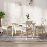 Vidaxl zitkussens 4 pcs crème 40 x 40 x 12 cm stof