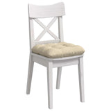 Vidaxl zitkussens 4 pcs crème 40 x 40 x 12 cm stof
