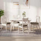 Vidaxl zitkussens 4 pcs taupe 40 x 40 cm microvezel stof