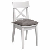 Vidaxl zitkussens 4 pcs taupe 40 x 40 x 6 cm stof
