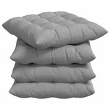 Vidaxl zitkussens 4 pcs wolkengrijs 40 x 40 x 6 cm stof