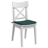 Vidaxl zitkussens 4 pcs donkergroen 40 x 40 x 3 cm stof