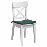 Vidaxl zitkussens 4 pcs donkergroen 40 x 40 x 3 cm fluweel
