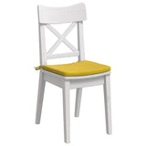 Vidaxl zitkussens 4 pcs geel 40 x 40 x 3 cm fluweel