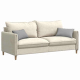 Vidaxl sofa kussens 2 pcs wolkengrijs 50 x 30 cm stof