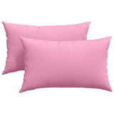 Vidaxl sofa kussens 2 pcs roze 50 x 30 cm stof