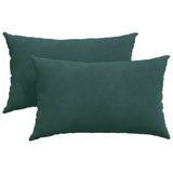 Vidaxl sofa kussens 2 stuks donkergroen 50 x 30 cm cordstof