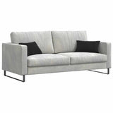 Vidaxl sofa kussens 2 stuks zwart 50 x 30 cm cordstof