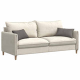 Vidaxl sofa kussens 2 stuks lichtgrijs 50 x 30 cm cordstof