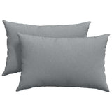 Vidaxl sofa kussens 2 pcs lichtgrijs 60 x 40 cm stof