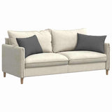 Vidaxl sofa kussens 2 pcs donkergrijs 60 x 40 cm stof