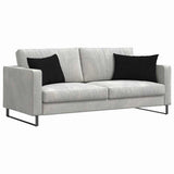 Vidaxl sofa kussens 2 pcs zwart 60 x 40 cm stof