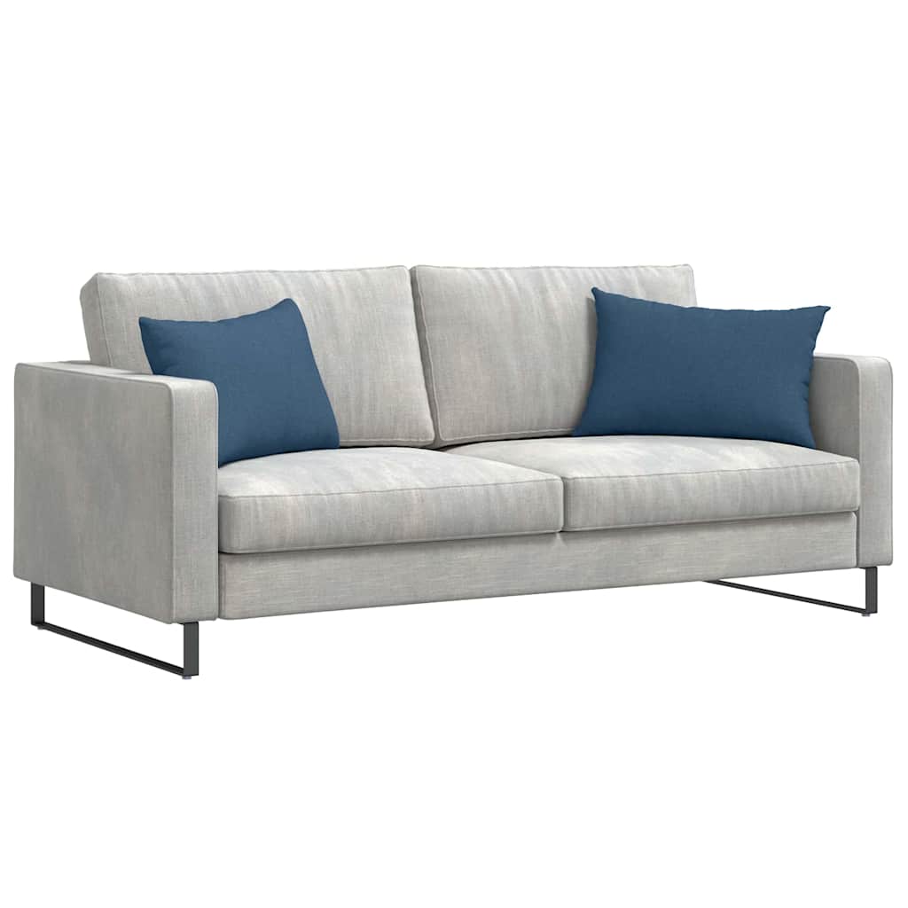 Vidaxl sofa kussens 2 pcs blauw 60 x 40 cm stof