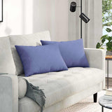 Vidaxl sofa kussens 2 pcs jeans blauw 60 x 40 cm stof