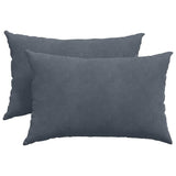 Vidaxl sofa kussens 2 stuks donkergrijs 60 x 40 cm cordstof