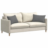 Vidaxl sofa kussens 2 stuks donkergrijs 60 x 40 cm stof