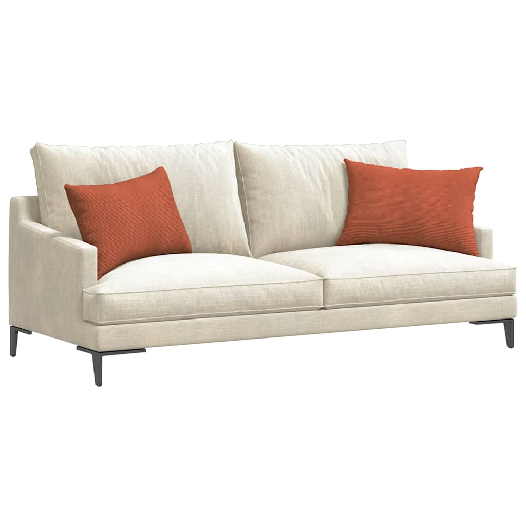 Vidaxl sofa kussens 2 stuks rood-oranje 60 x 40 cm cordstof