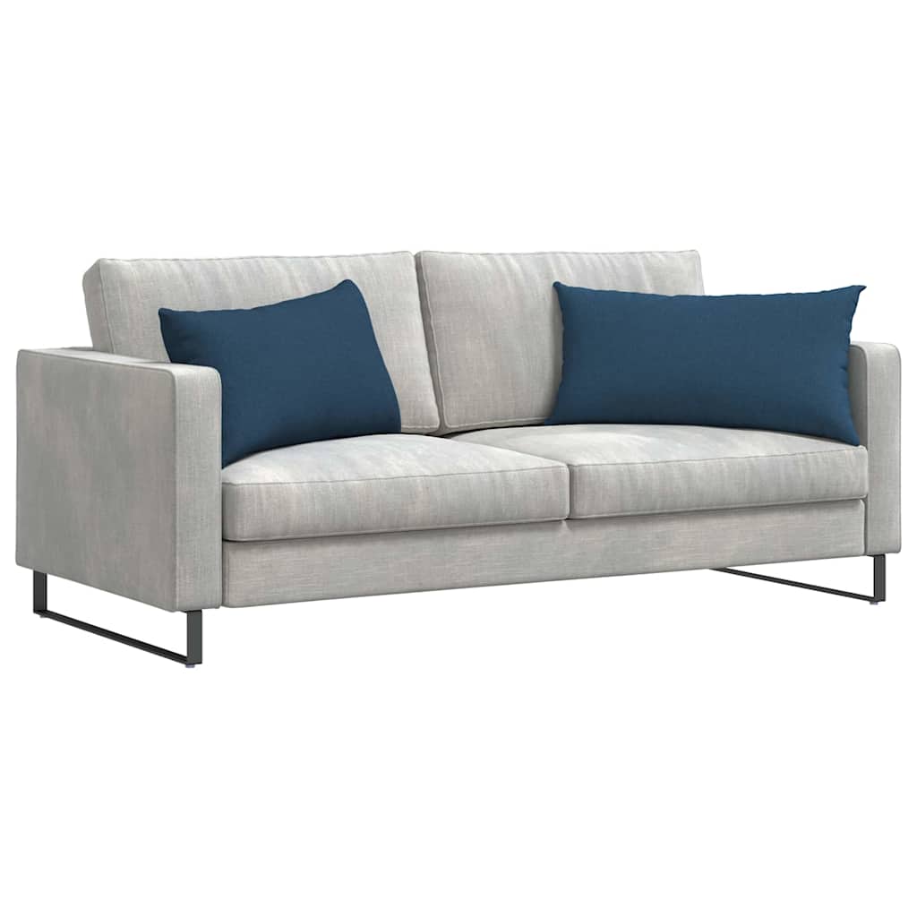 Vidaxl sofa kussens 2 pcs blauw 80 x 40 cm stof