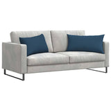 Vidaxl sofa kussens 2 pcs blauw 80 x 40 cm stof
