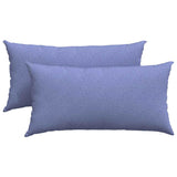 Vidaxl sofa kussens 2 pcs jeans blauw 80 x 40 cm stof