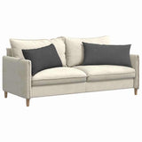 Vidaxl sofa kussens 2 stuks donkergrijs 80 x 40 cm cordstof