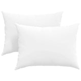 Vidaxl sofa kussens 2 pcs wit 70 x 50 cm stof