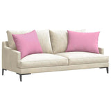 Vidaxl sofa kussens 2 pcs roze 70 x 50 cm stof