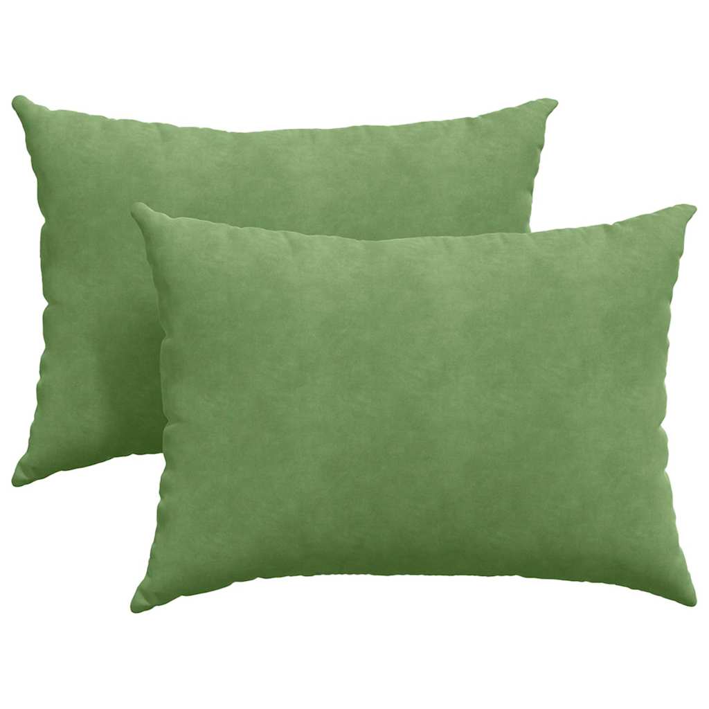 Vidaxl sofa kussens 2 stuks lichtgroen 70 x 50 cm cordstof