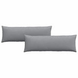 Vidaxl sofa kussens 2 pcs lichtgrijs 120 x 40 cm stof