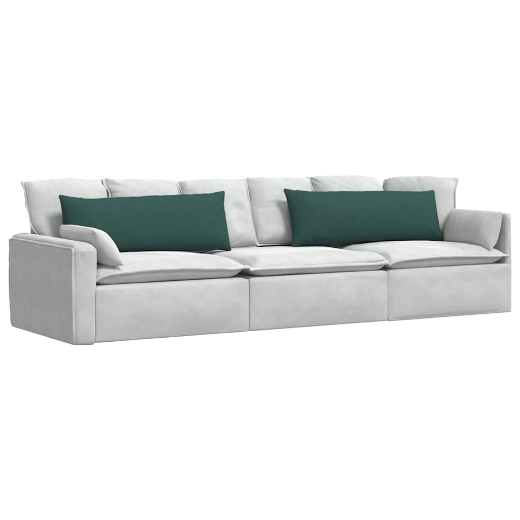 Vidaxl sofa kussens 2 pcs donkergroen 120 x 40 cm stof