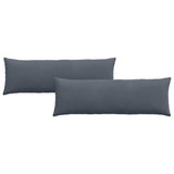 Vidaxl sofa kussens 2 stuks donkergrijs 120 x 40 cm cordstof